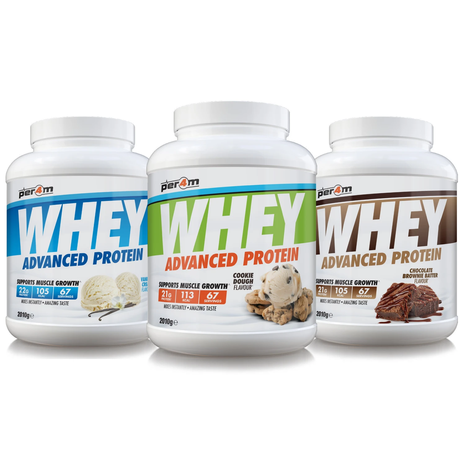 Per4M Whey Protein, 2010g - 12 smaker - Proteinpulver - JK-Shop