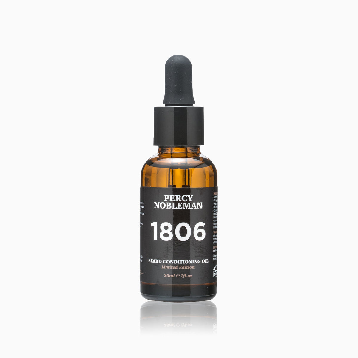 Percy Nobleman 1806 Beard Oil 30 ml - Skjeggolje - JK-Shop