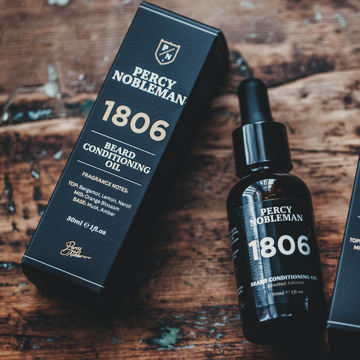 Percy Nobleman 1806 Beard Oil 30 ml - Skjeggolje - JK-Shop