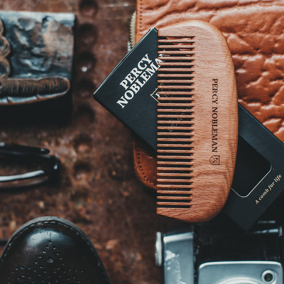 Percy Nobleman Beard Comb - Skjeggkam - JK-Shop