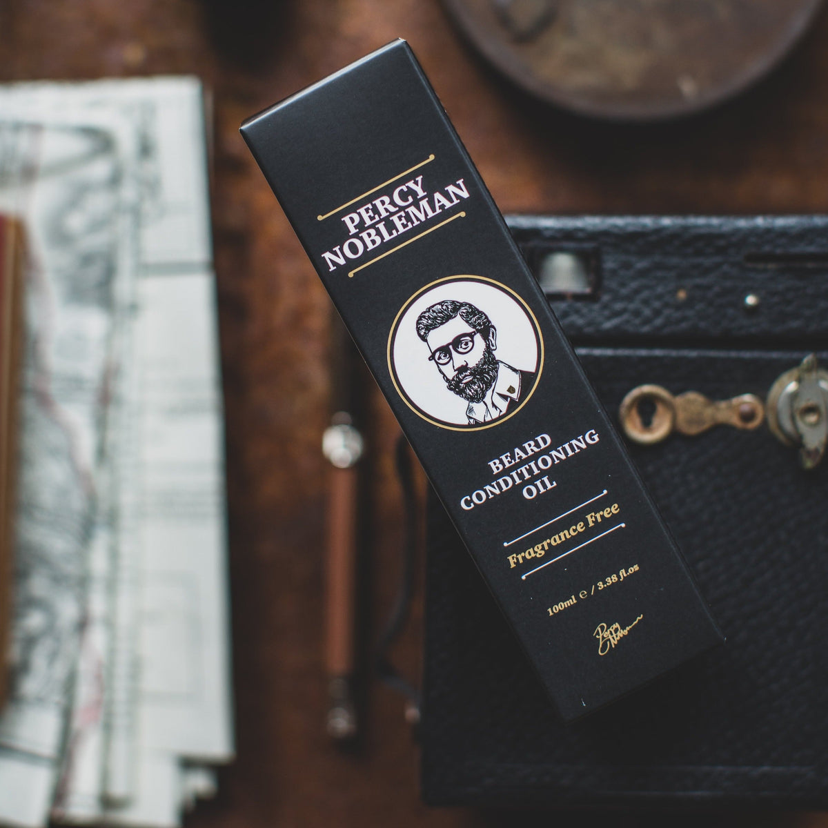 Percy Nobleman Beard Conditioning Oil Uten duft 100 ml - Skjeggolje - JK-Shop