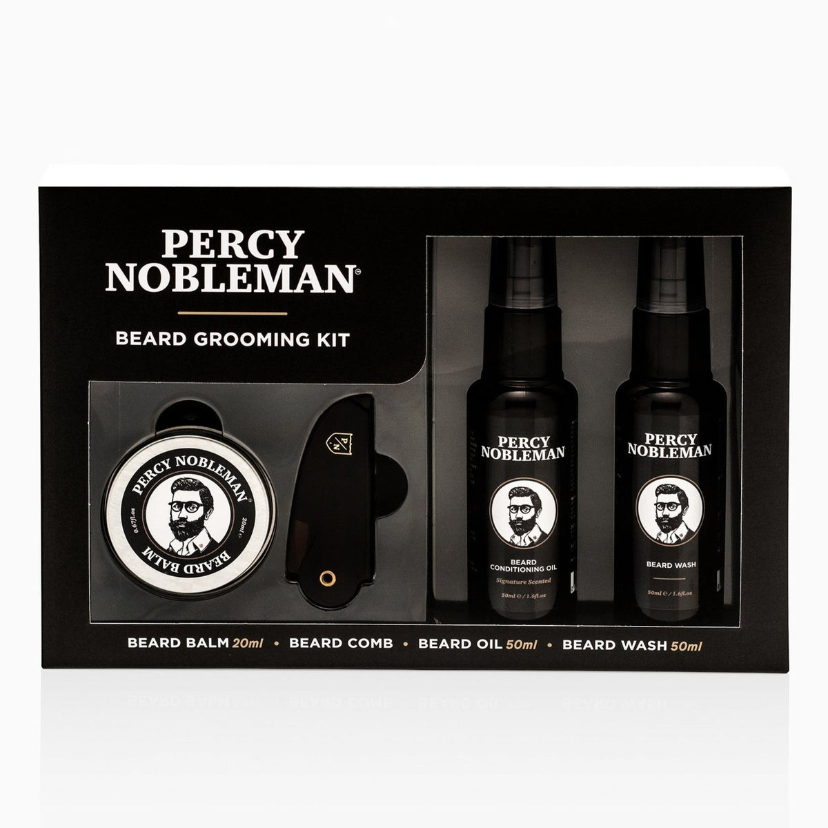 Percy Nobleman Beard Grooming Kit - Skjeggsett - JK-Shop
