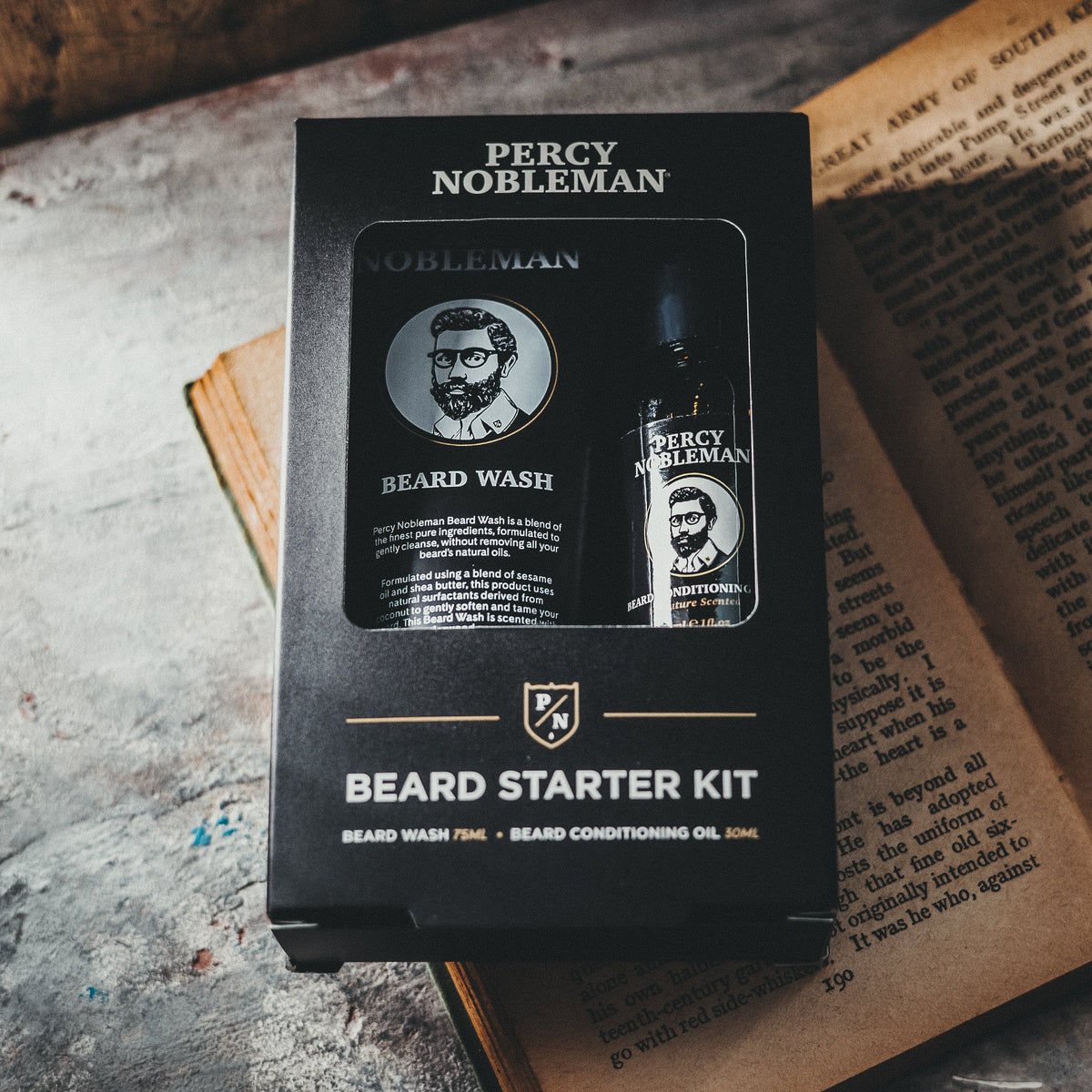 Percy Nobleman Beard Starter Kit - Skjeggsett - JK-Shop