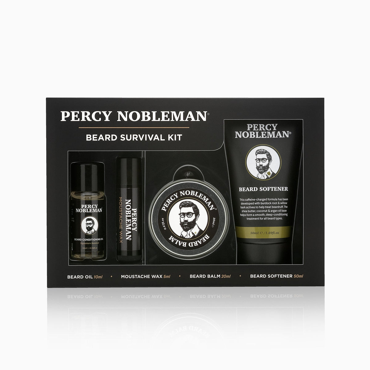 Percy Nobleman Beard Survival Kit - Skjeggsett - JK-Shop