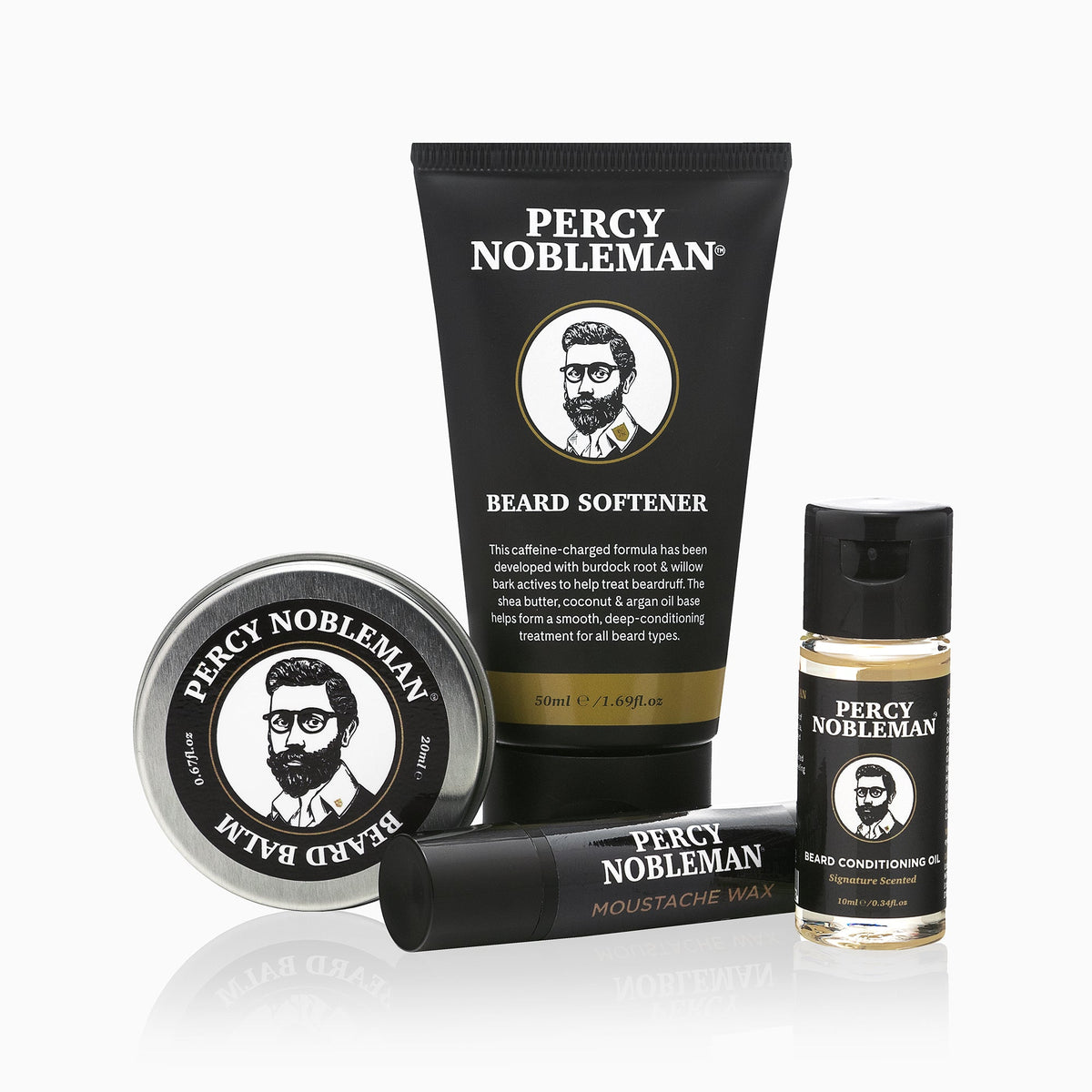 Percy Nobleman Beard Survival Kit - Skjeggsett - JK-Shop