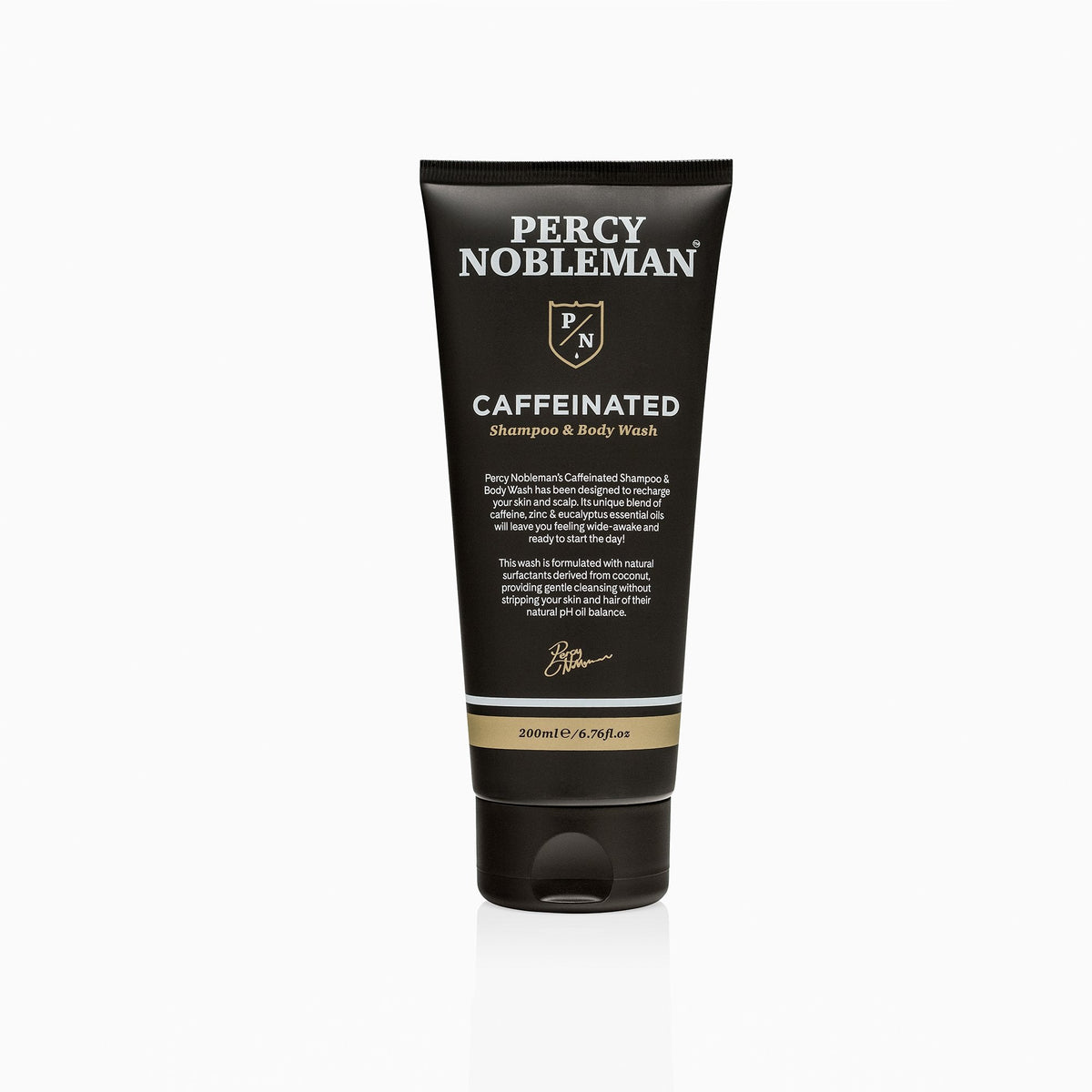 Percy Nobleman Caffeinated Shampoo og Body Wash 200 ml - Sjampo - JK-Shop