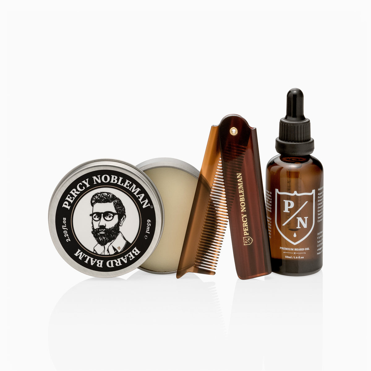 Percy Nobleman Premium Beard Care Kit - Skjeggsett - JK-Shop