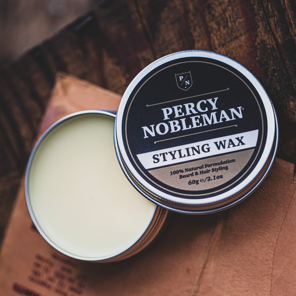 Percy Nobleman Styling Wax 60 g - Skjeggvoks - JK-Shop