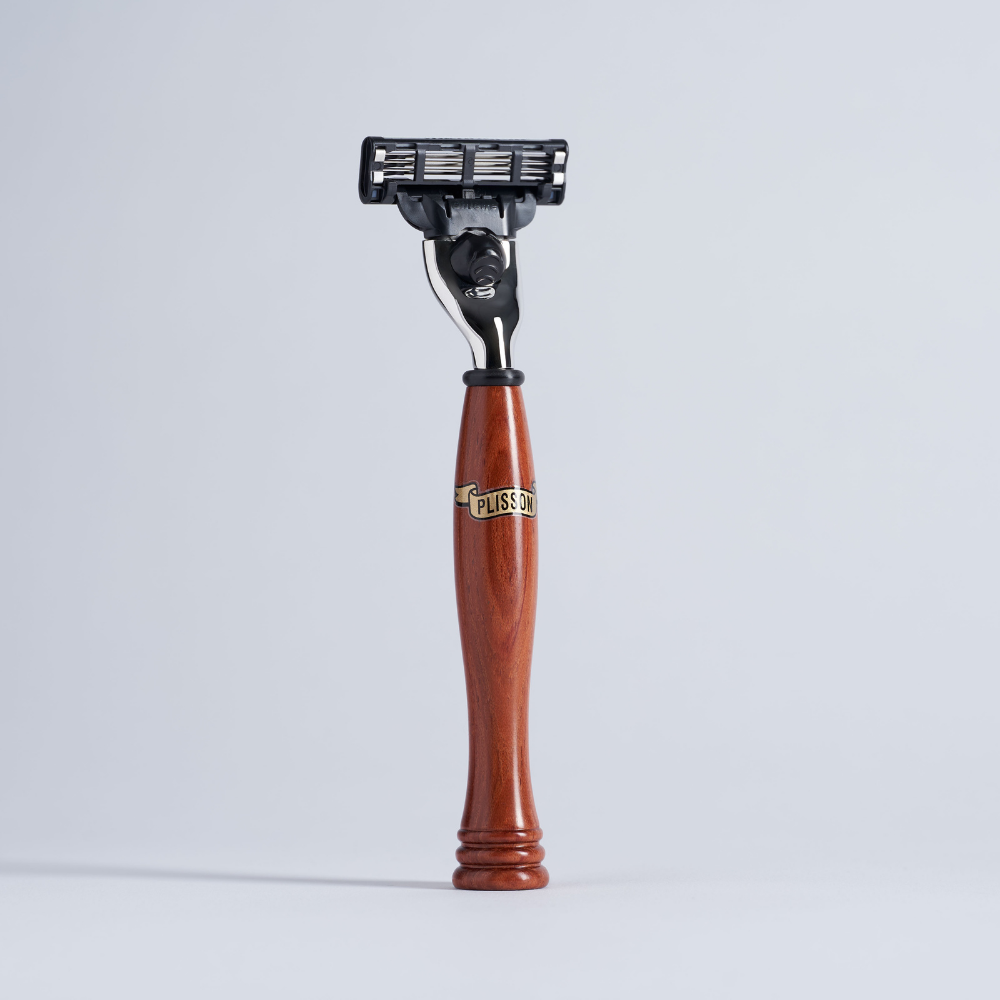 Plisson 1808 Razor Mach3 Bubing - Barberhøvel - JK-Shop