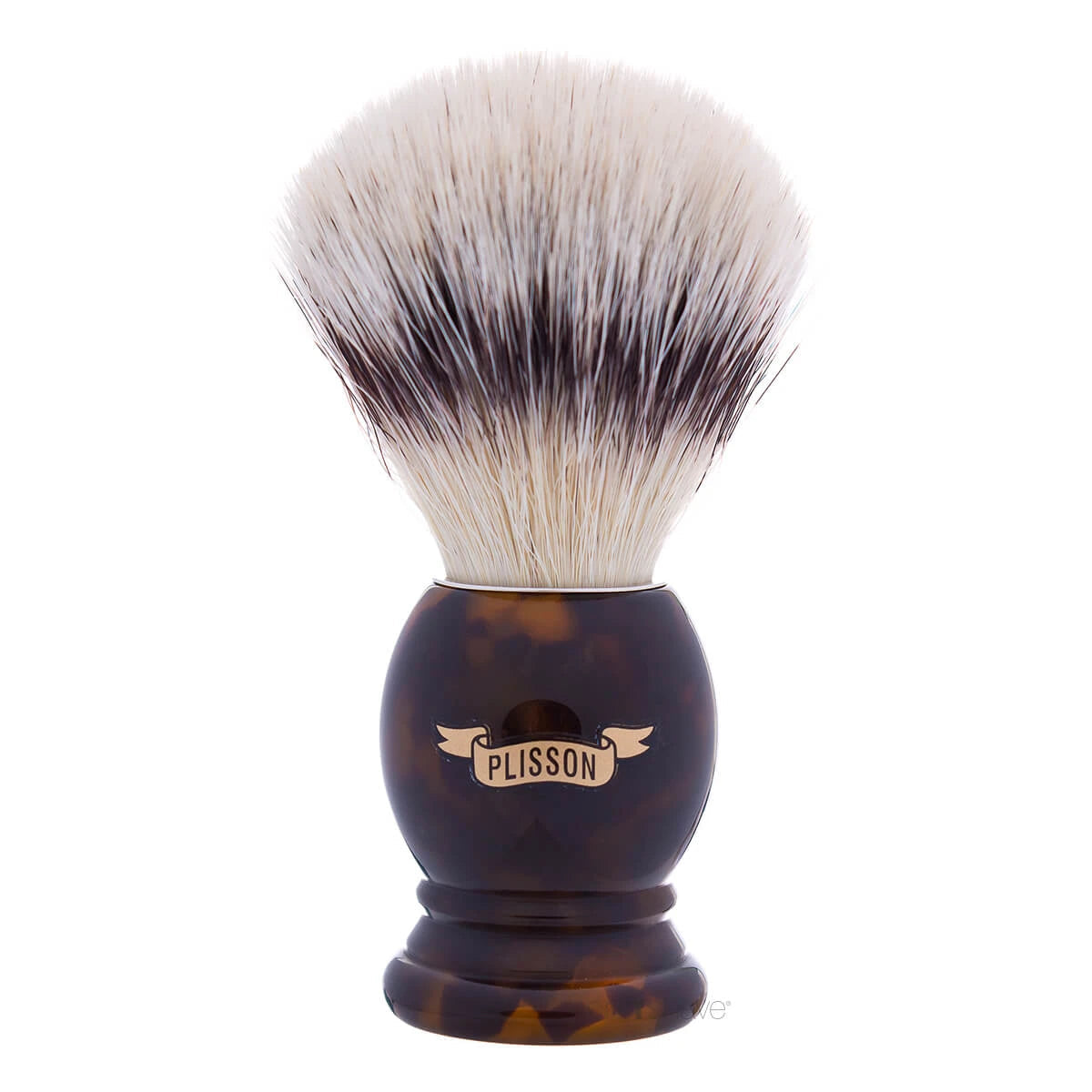 Plisson Shaving Brush, High Mountain White Fibre & Imit. Tortoiseshell- Size 12-Barberkost-Plisson 1808-JK Shop