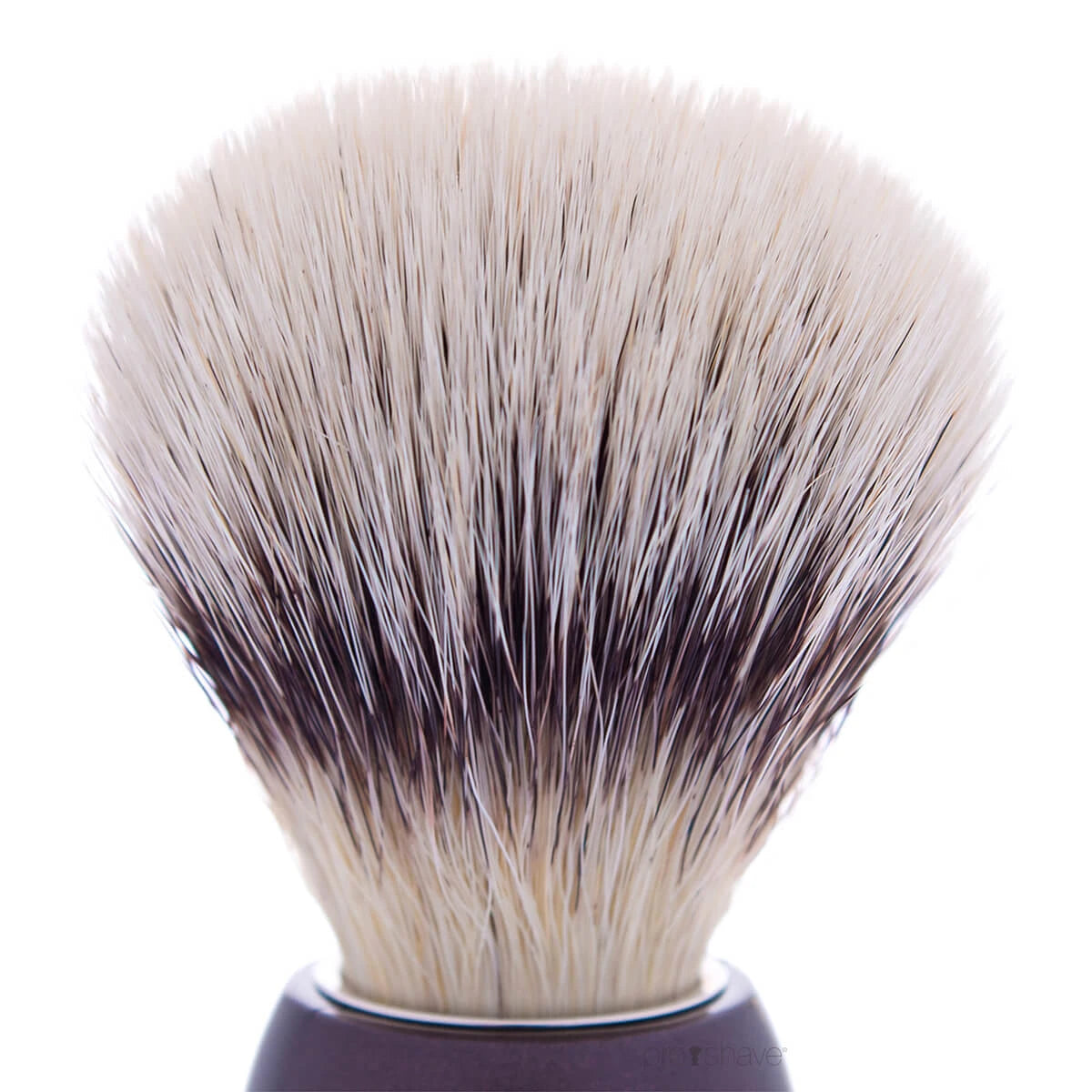 Plisson Shaving Brush, High Mountain White Fibre & Pearl Brown- Size 12-Barberkost-Plisson 1808-JK Shop