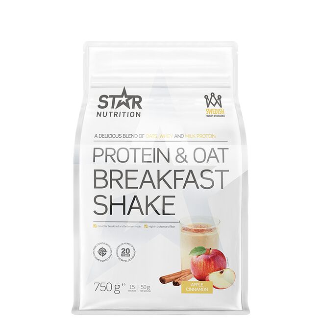 Protein & Havre Måltidserstatning Shake 750 g - Blandet protein - JK-Shop