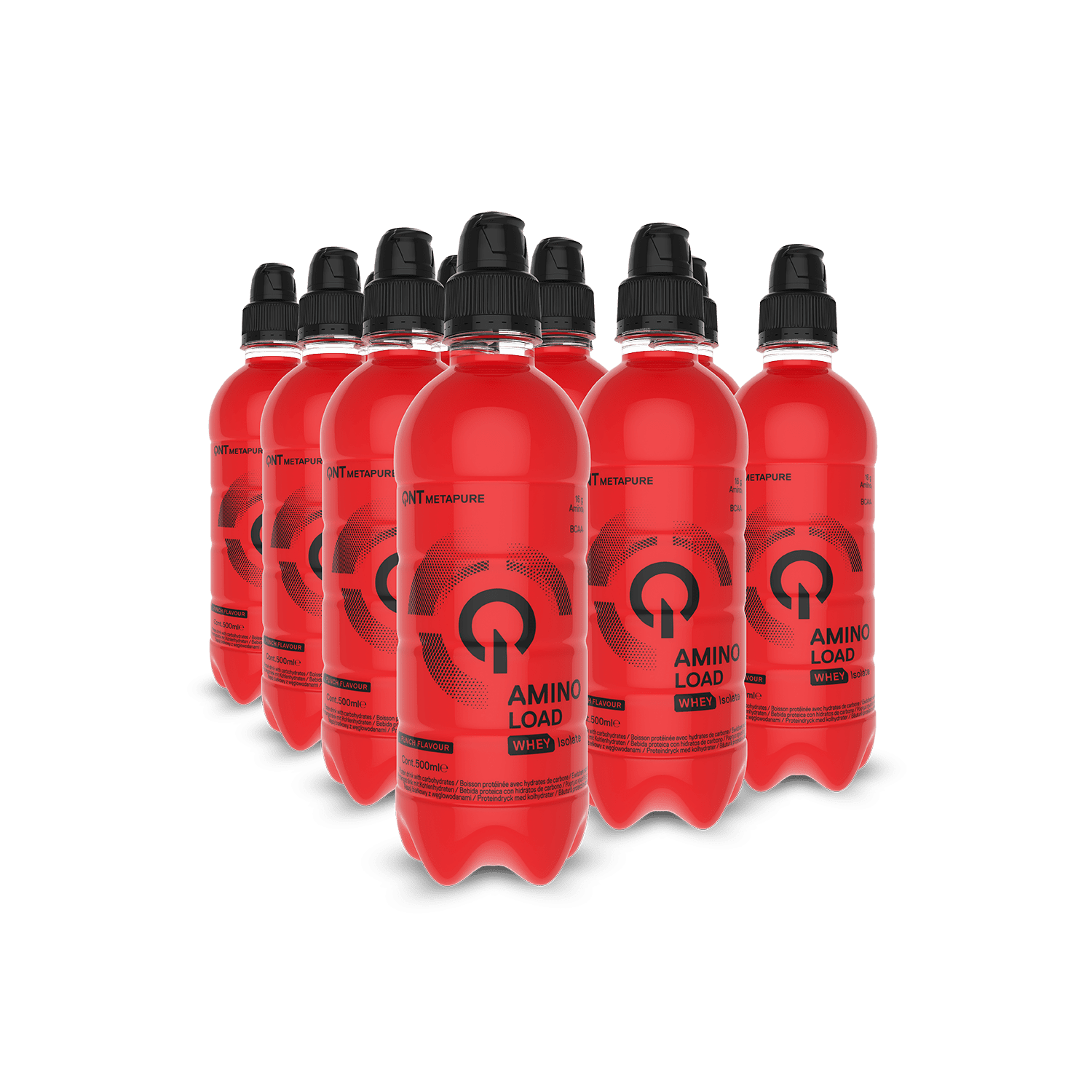 QNT Amino Load Drink, 12x500ml, Fruit Punch - BCAA & EAA Drikke - JK-Shop