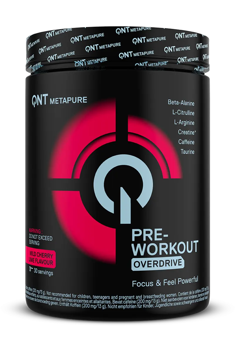 QNT Pre-Workout Overdrive, 390 g - Komplett PWO - JK-Shop