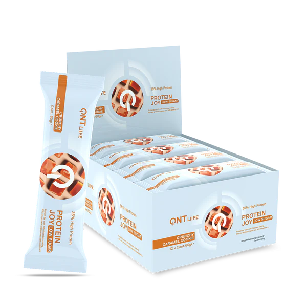 QNT Protein Joy LOW SUGAR Bar, 12x60 g - Proteinbarer - JK-Shop