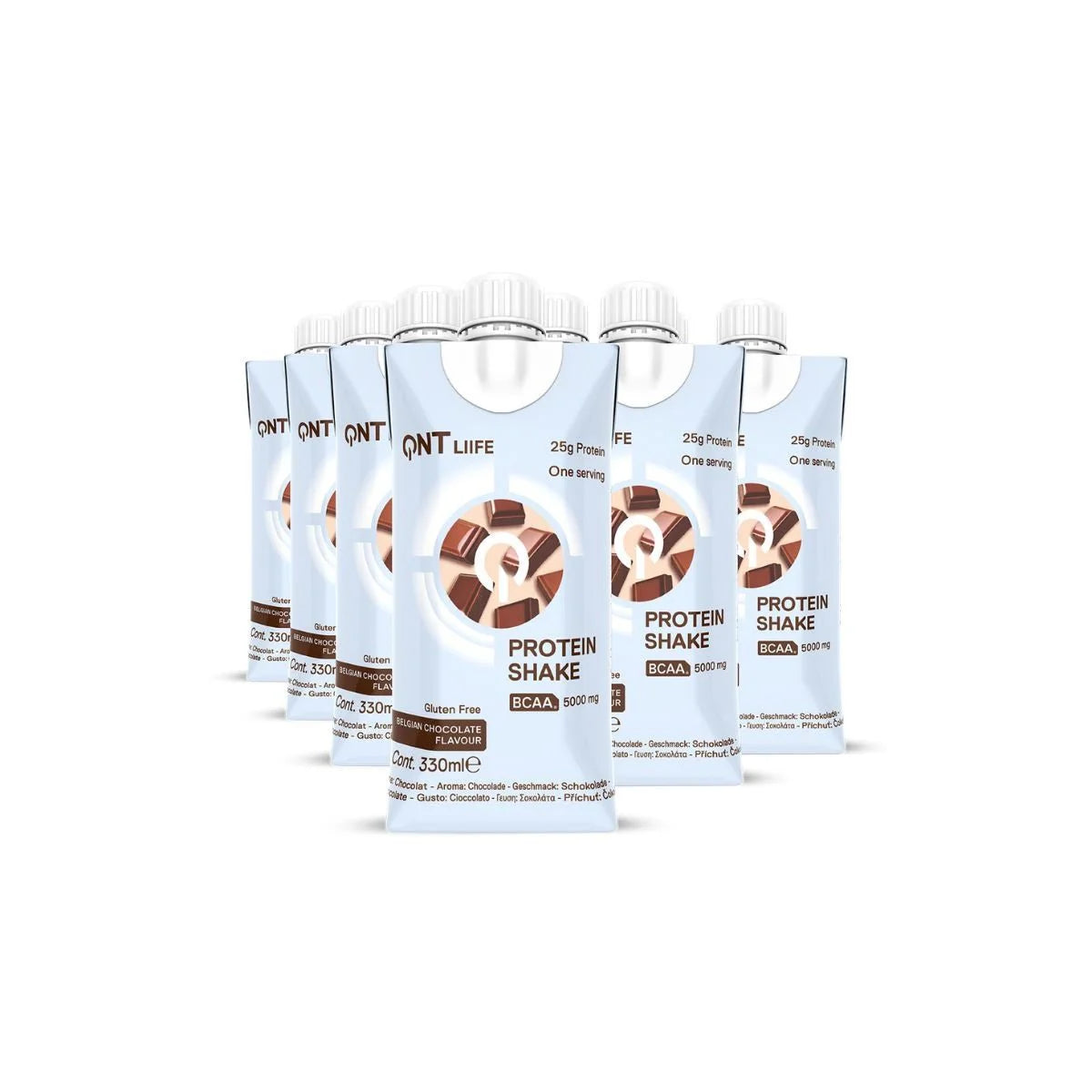 QNT Protein Shake 25 g, 12x330 ml (tetra) - Proteindrikke - JK-Shop