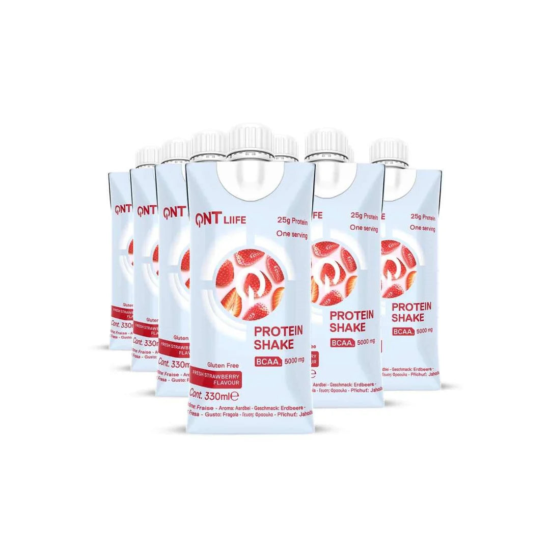 QNT Protein Shake 25 g, 12x330 ml (tetra) - Proteindrikke - JK-Shop