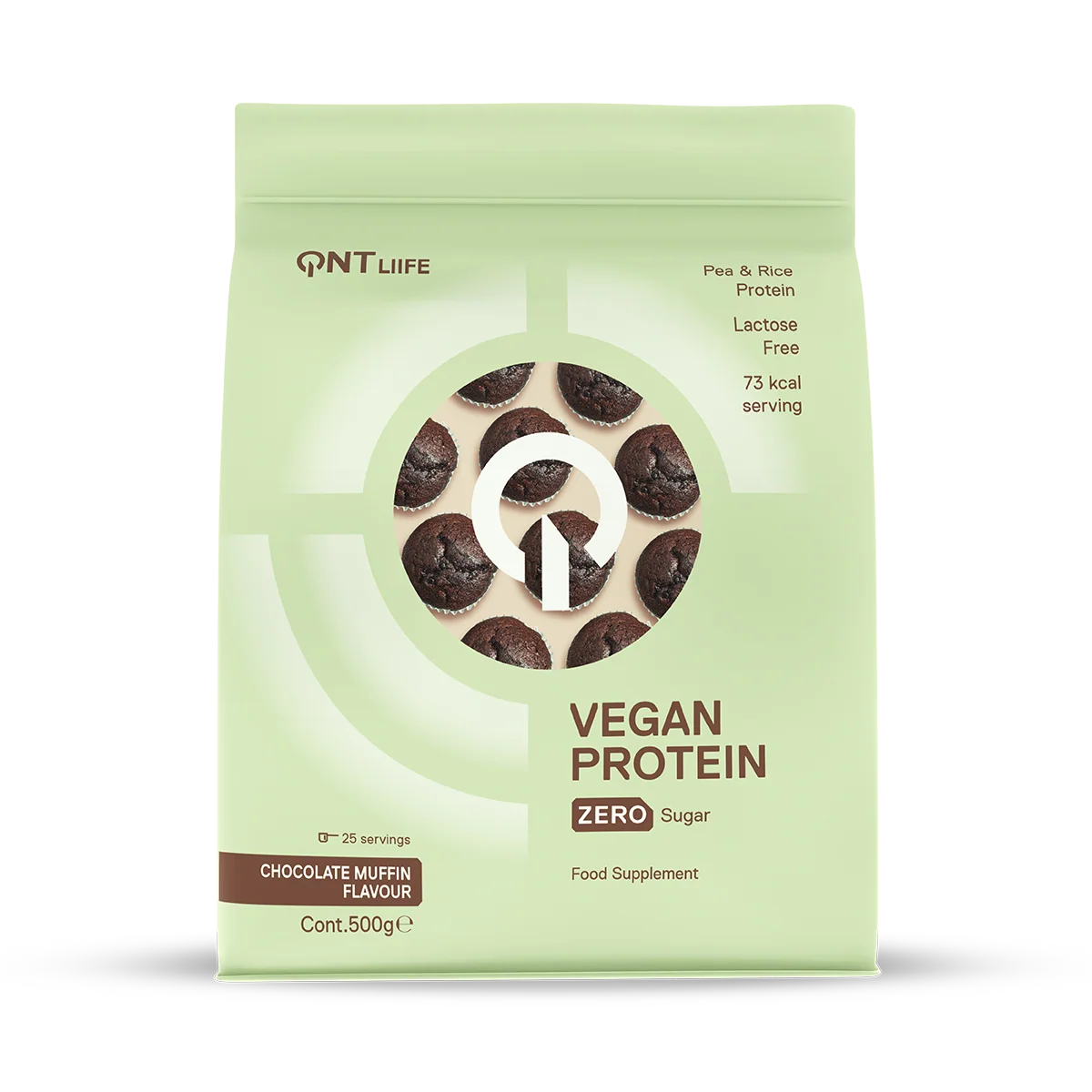 QNT Vegan Protein, 500 g - Vegansk proteinpulver - JK-Shop