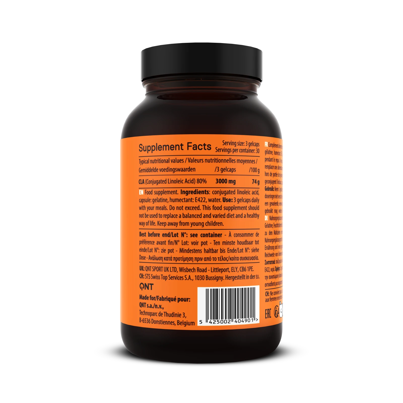 QNTMove, QNT CLA, 90 gelcaps - Vitaminer & kosttilskudd - JK-Shop