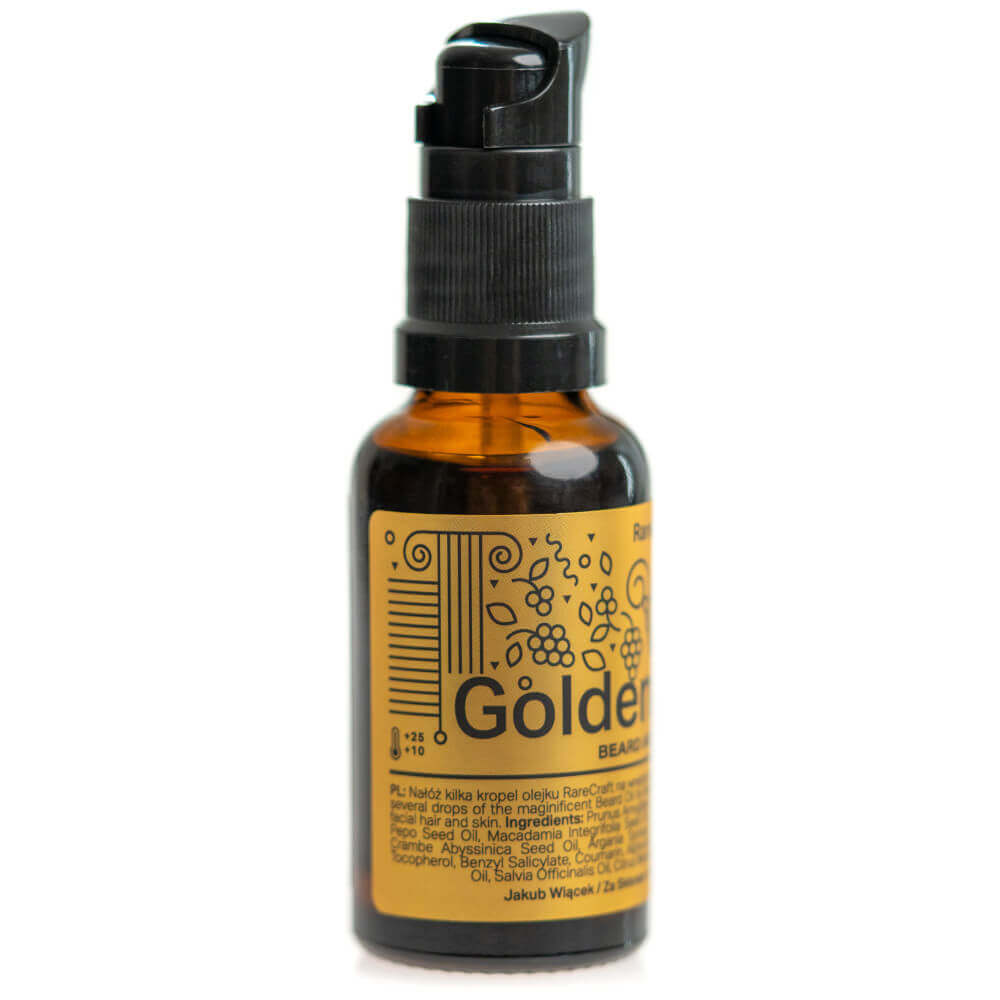 RareCraft Golden Fleece, Beard Oil 30 ml-Skjeggolje-RareCraft-JKSHOP