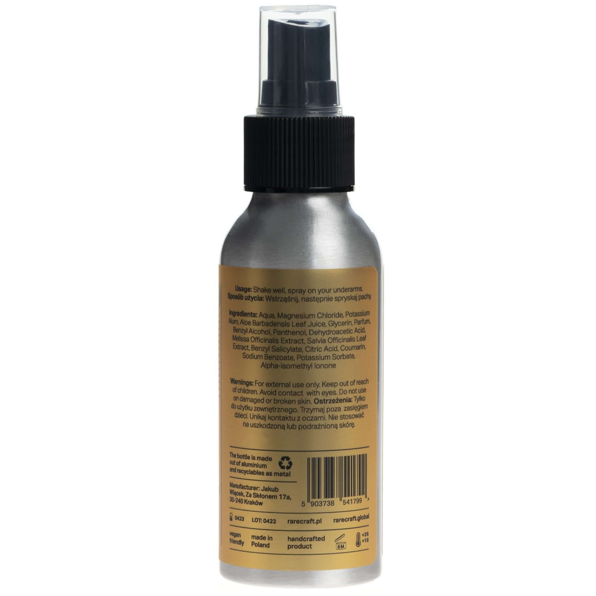 RareCraft Golden Fleece, Deodorant Spray-Deodorant-JKSHOP