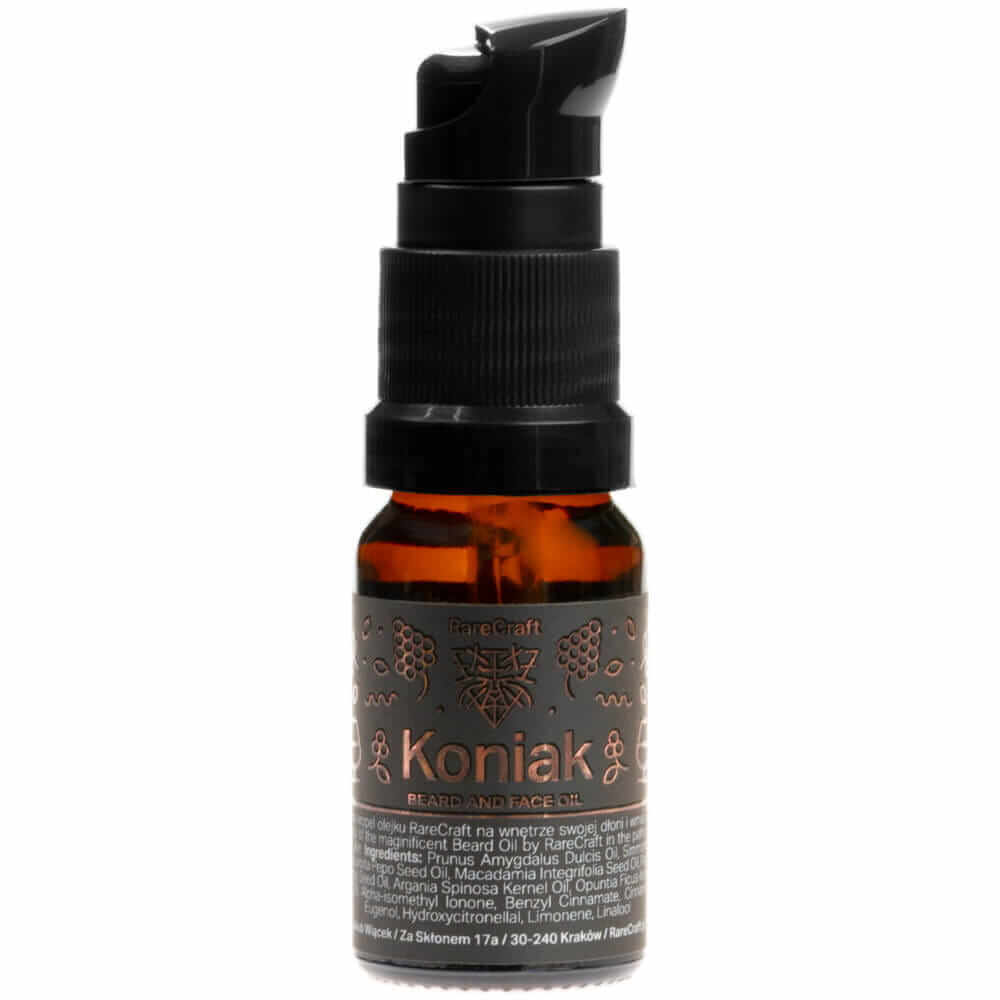 RareCraft Koniak, Beard Oil 10 ml-Skjeggolje-JKSHOP