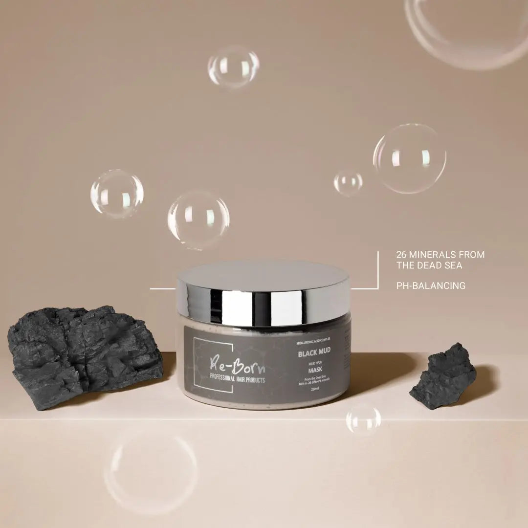 Re-born Black Mud Hair Mask-Re-born-J&K Shop