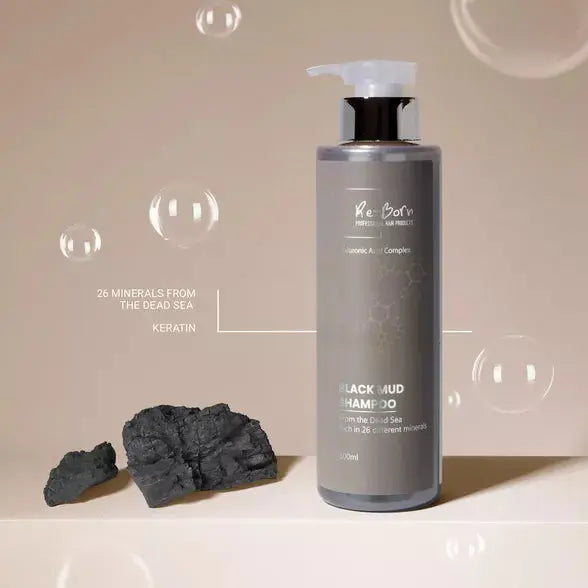 Re-born Black Mud Shampoo-Re-born-J&K Shop