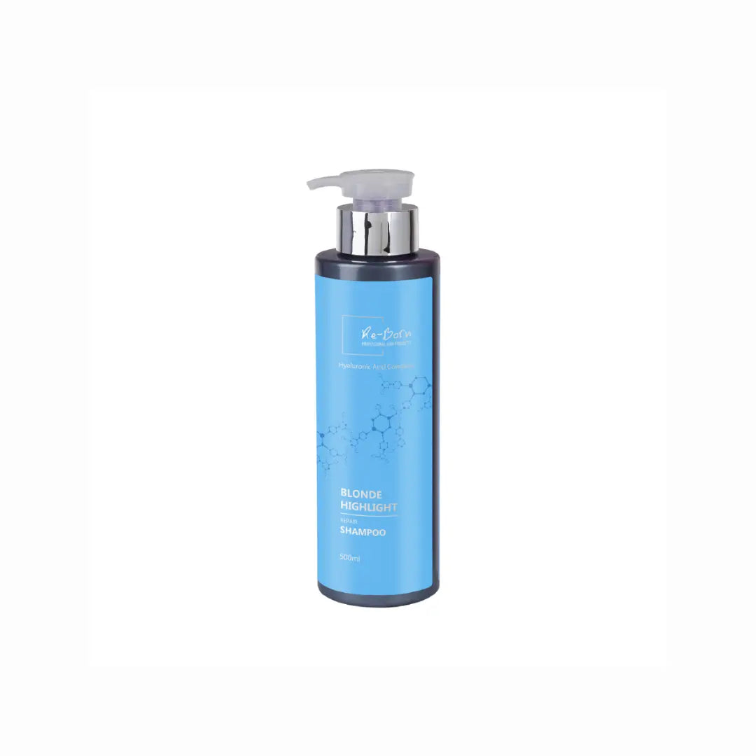 Re-born Blonde Highlight Repair Shampoo-Sjampo-JKSHOP