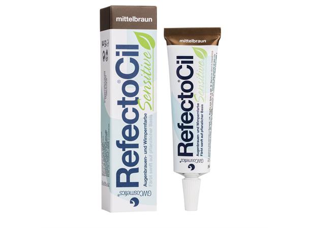 RefectoCil Sensitive Medium Brun 15ml - Bryn- og vippefarge - JK-Shop