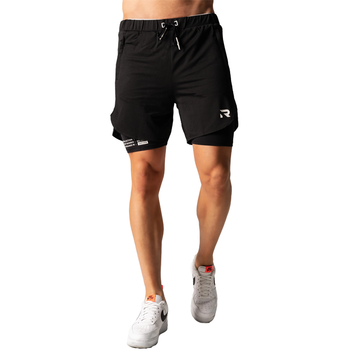 Relode Unity Shorts, Black, M - Treningsshorts herre - JK-Shop