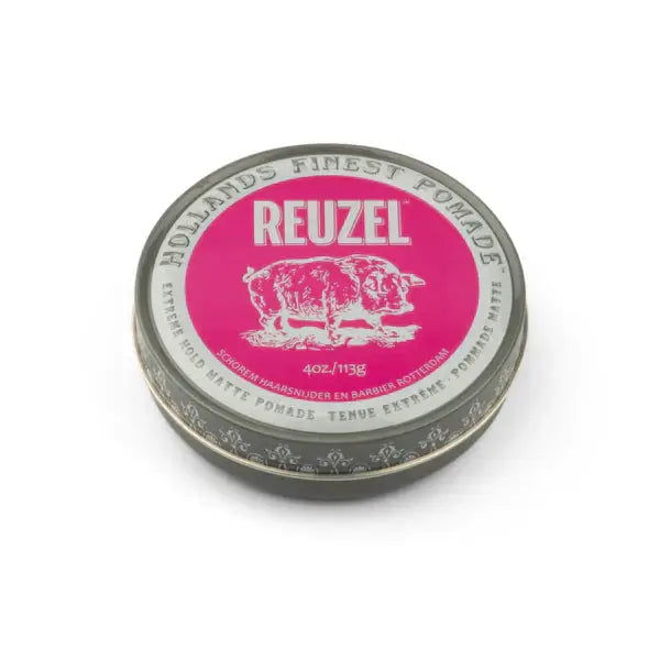 Reuzel Pink Extreme Hold- Matte Pomade-Pomade-JKSHOP