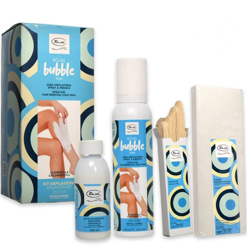 Ro.ial Bubble Wax Kit Blå, Sensitiv Skin - Voksing - JK-Shop