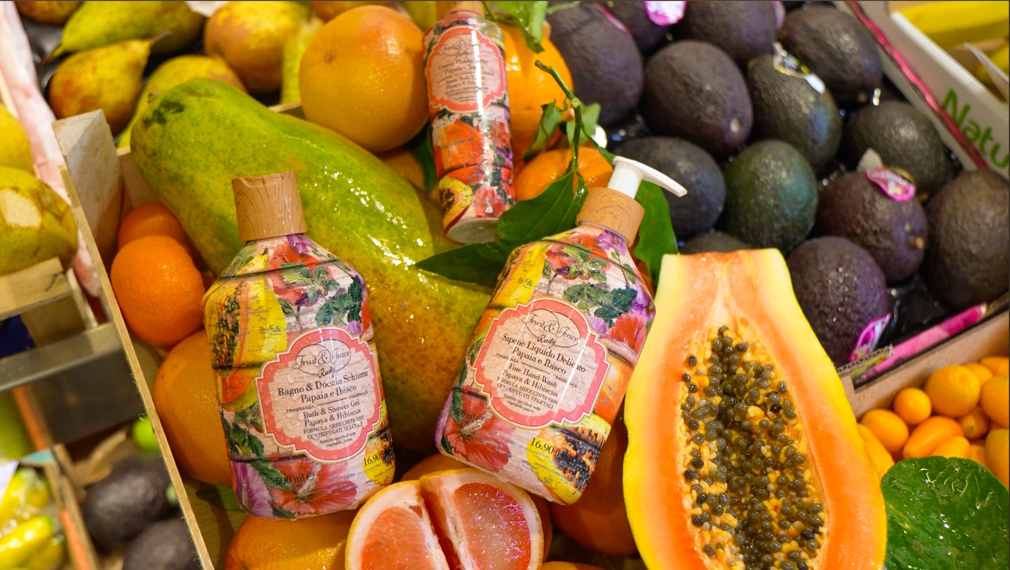 Rudy Profumi Fruit & Juice Liquid Soap - 6 dufter - Såpe - JK-Shop