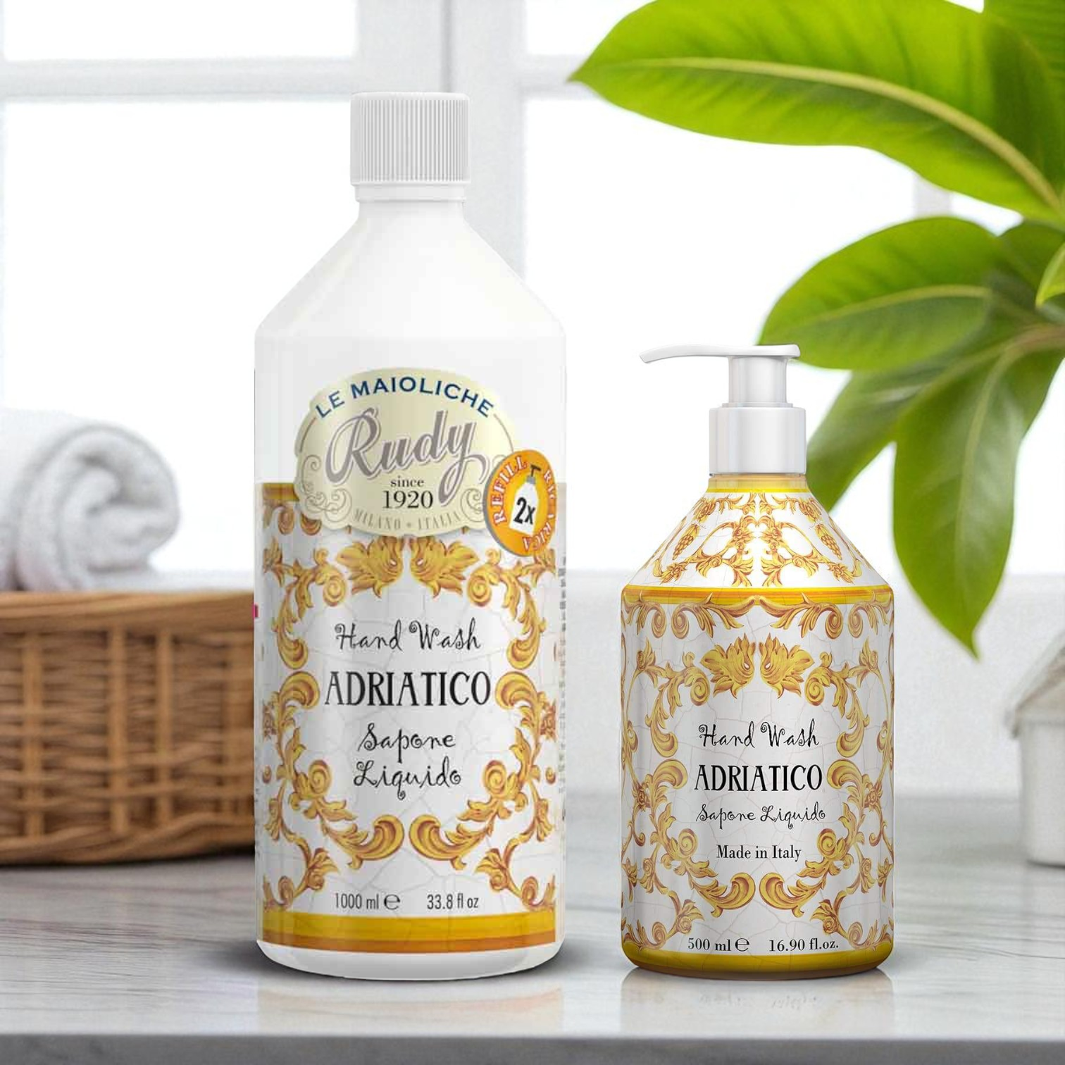 Rudy Profumi Maioliche Refill - Liquid soap - 11 dufter - Såpe - JK-Shop