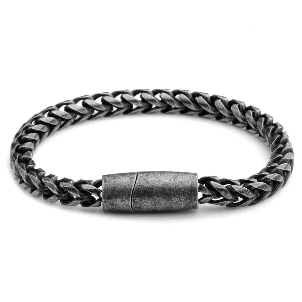 Rustfritt stål vintage kjedekobling armbånd-Smykker-J&K Shop