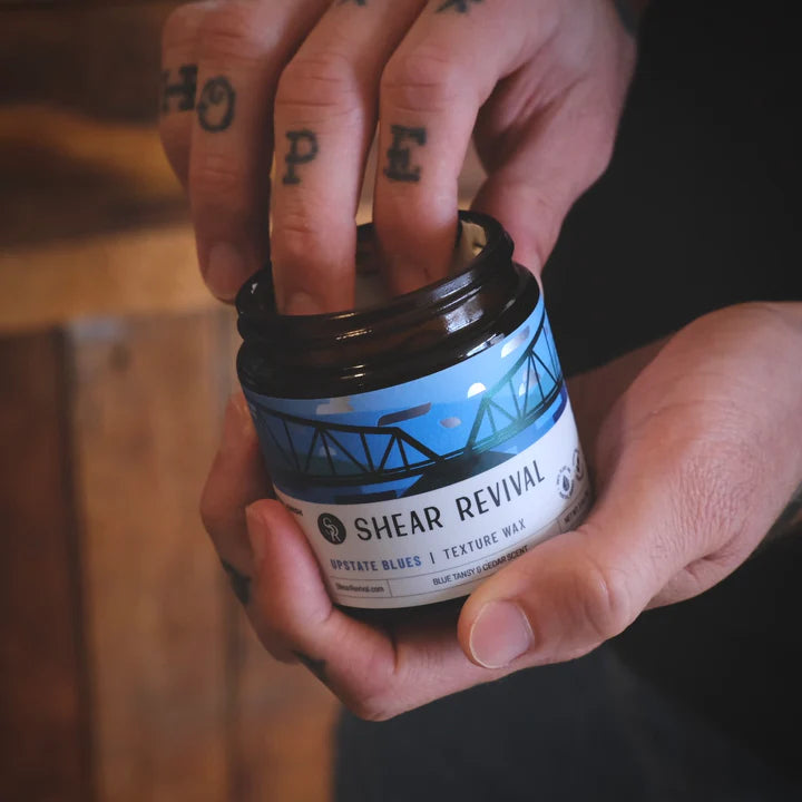SHEAR REVIVAL Upstate Blues Texture Wax- Travel - Hårvoks - JK-Shop