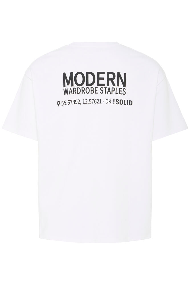 SOLID, VILARIO CREW SS - T-skjorter - JK-Shop