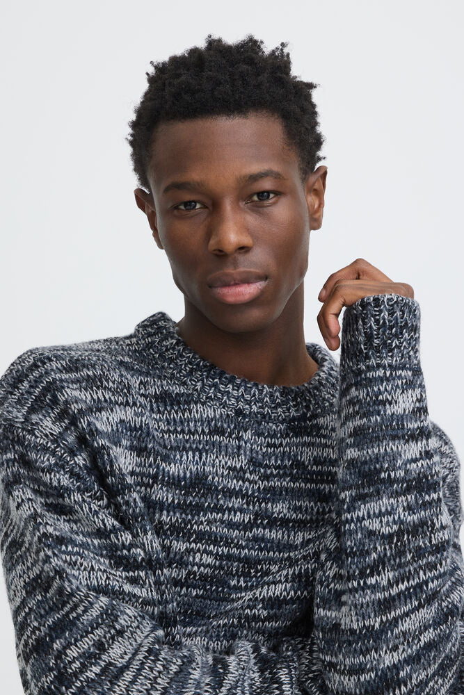 SOLID, WINGATE HI NECK - Strikk - JK-Shop