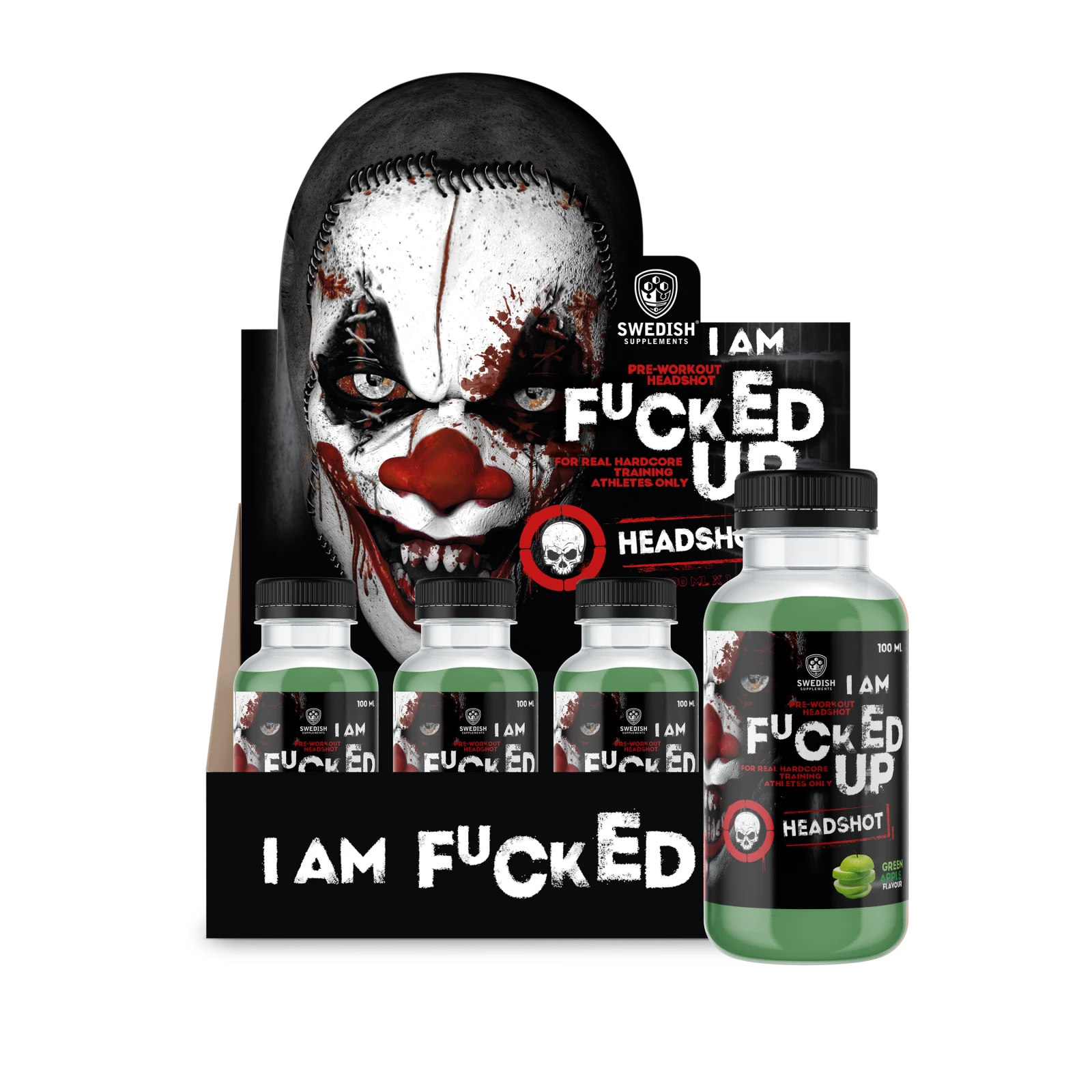 SS Fucked Up Headshot, 16x100ml - 2 smaker - Energi Drikke - JK-Shop