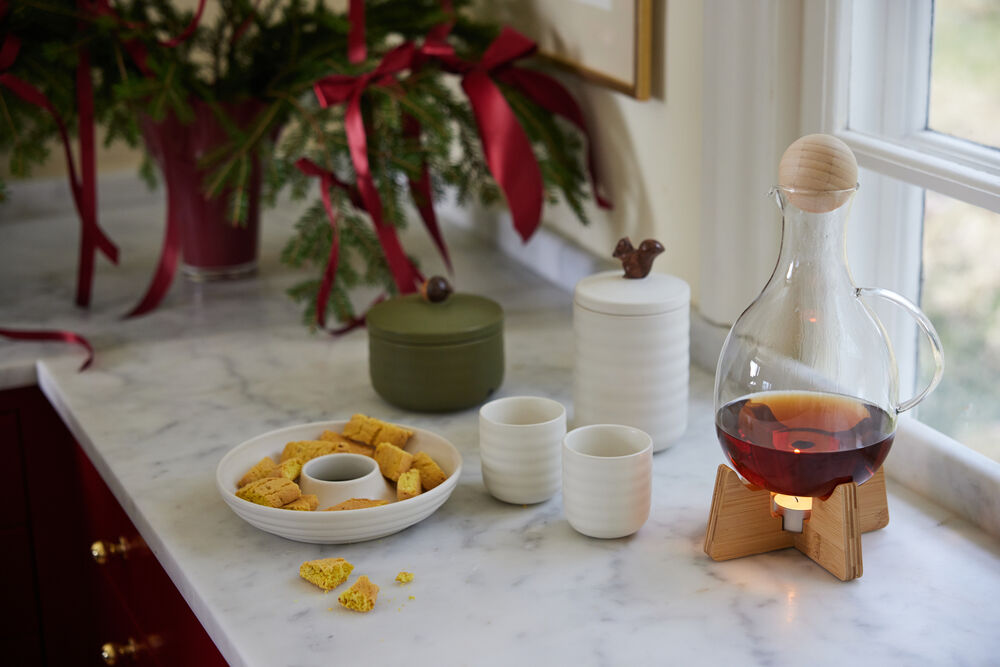 Sagaform Nature gløggkanne med varmer - Gløggkanne - JK-Shop