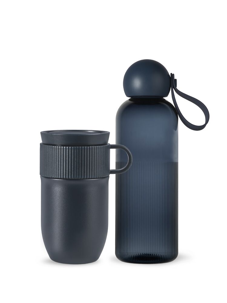 Sagaform Stunder i bevegelse - Vannflaske med termokopp - JK-Shop