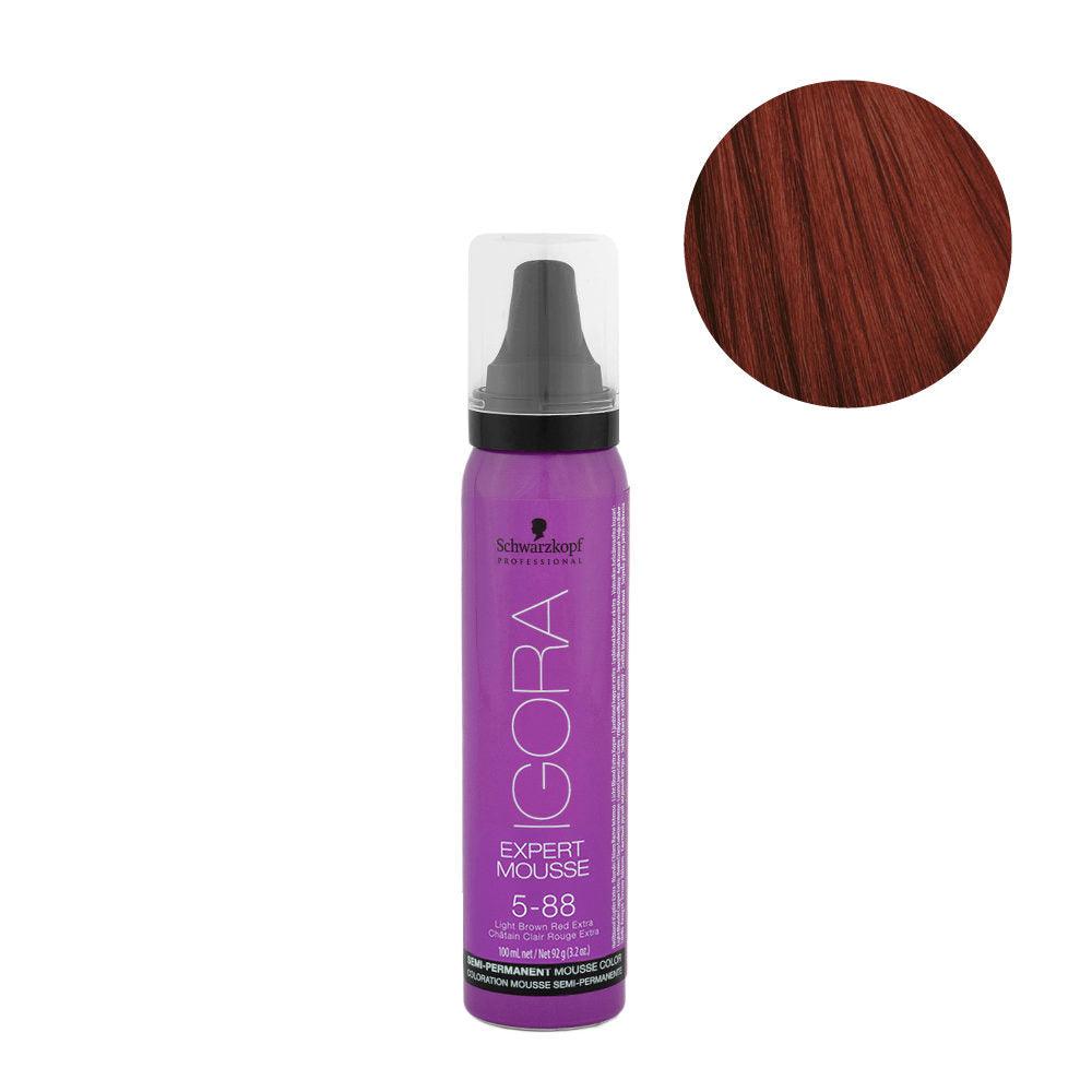 Schwarzkopf Expert Mousse 5-88 Lys brun Rød Extra-Schwarzkopf-J&K Shop