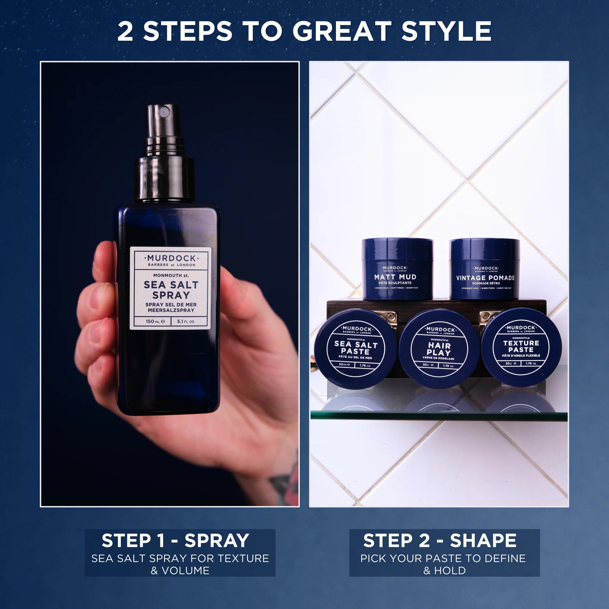 Murdock London Sea Salt Hair Styling Spray