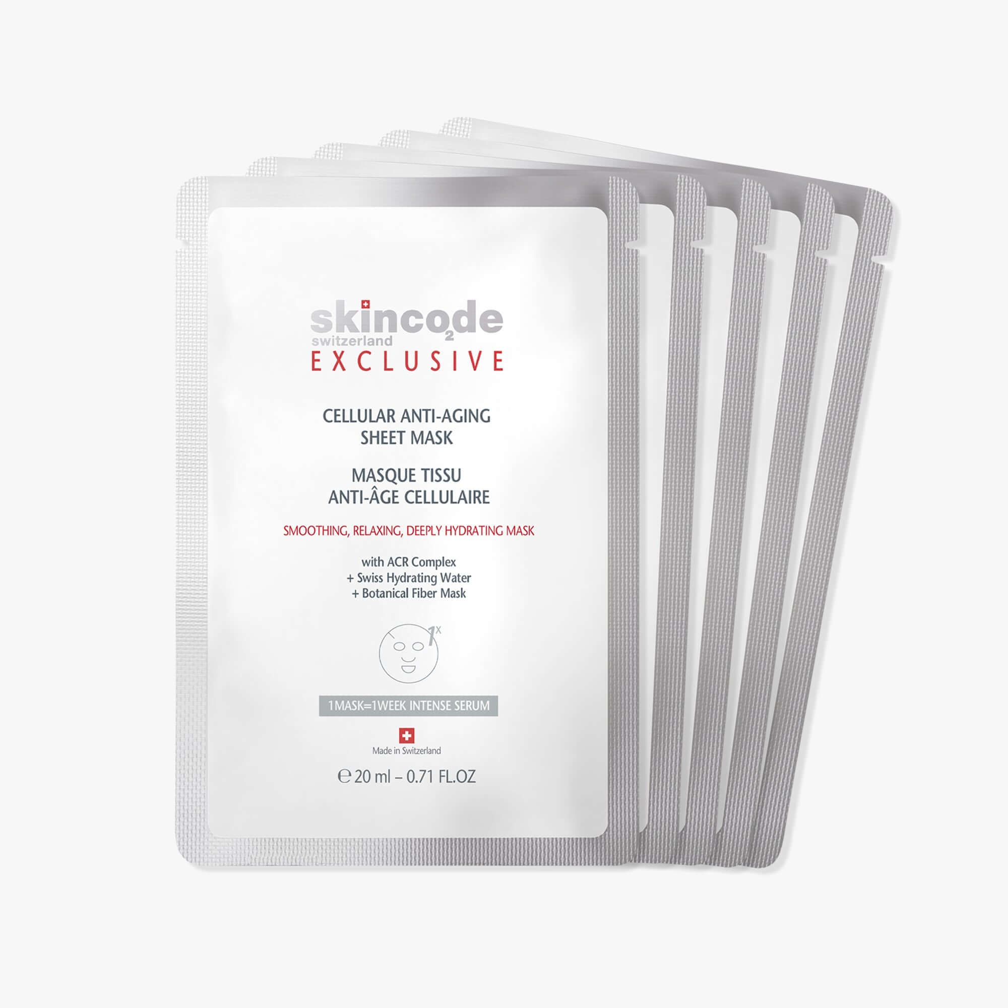 SkinCode Exclusive, Cellular Anti-Aging Sheet Mask-SkinCode-J&K Shop