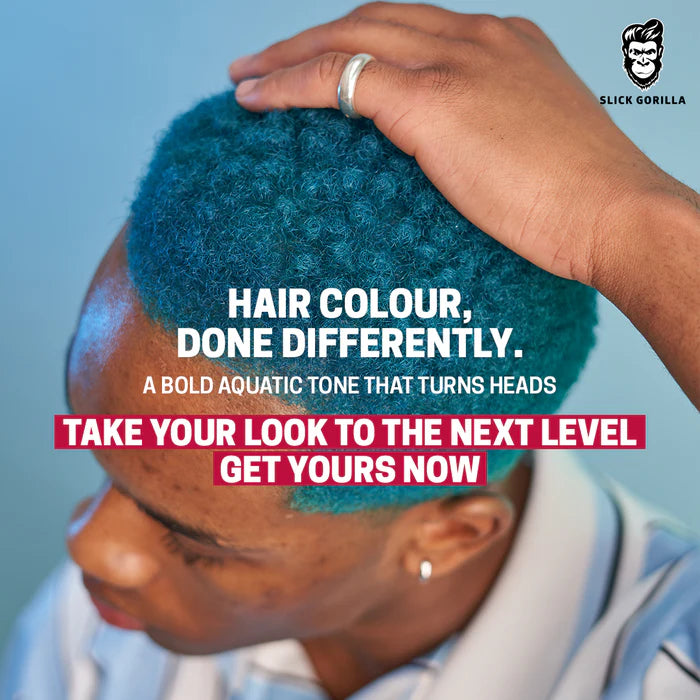 Slick Gorilla Hair Colour Turquoise 100ml - Hårfarge - JK-Shop