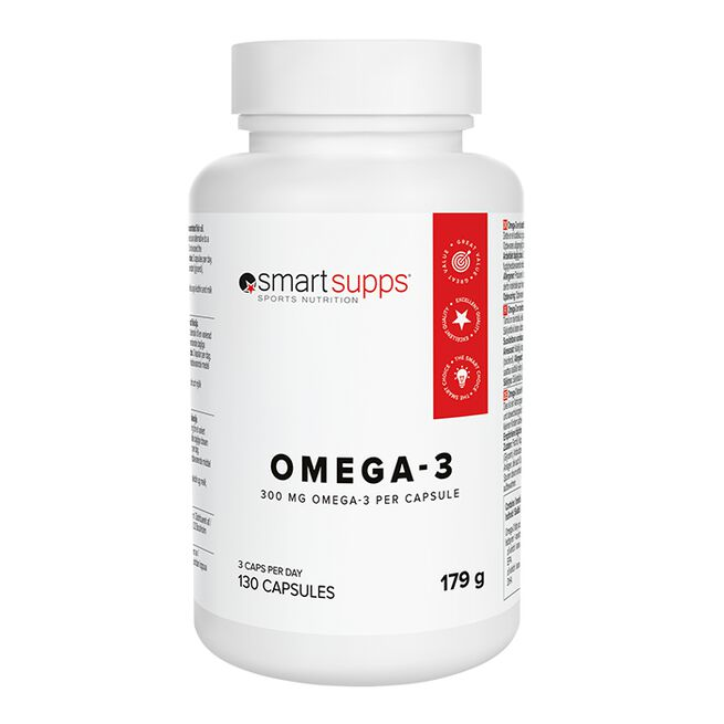 SmartSupps Omega-3, 130 kaps - Omega-3 - JK-Shop