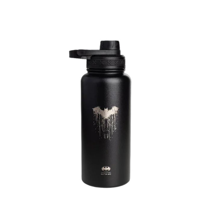 Smartshake Bohtal Insulated Sports Bottle Batman Logo Dripping, 960ml - Shakers & Vannflasker - JK-Shop