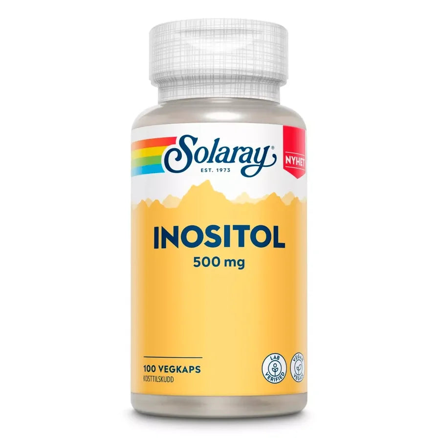 Solaray Inositol 500 mg 100 kaps - Mikronæringsstoffer - JK-Shop