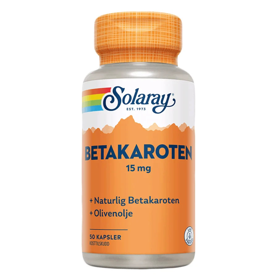 Solaray betakaroten 50 kapsler - Mikronæringsstoffer - JK-Shop